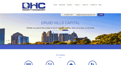 Desktop Screenshot of dhcpropertymanagement.com