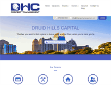 Tablet Screenshot of dhcpropertymanagement.com